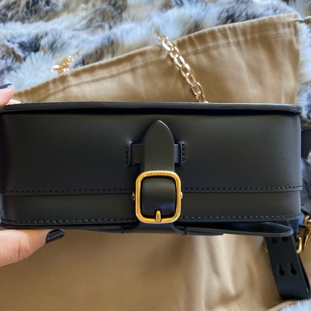 Burberry black leather crossbody - Picture 3 of 8